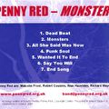 Penny Red - Monsters - Back