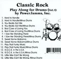 PowerJamms - Play Along Drums - Classic Rock - Back