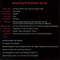 Robert Allen - Something To Remember Me By - Inlay