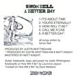 Simon Bell - A Better Day EP - Back